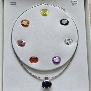 Elegant Multicolor Gemstone Necklace